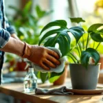 ein gärtner erklärt, warum staub deine zimmerpflanzen schädigt und gibt praktische tipps, wie du deine pflanzen gesund und sauber hältst.