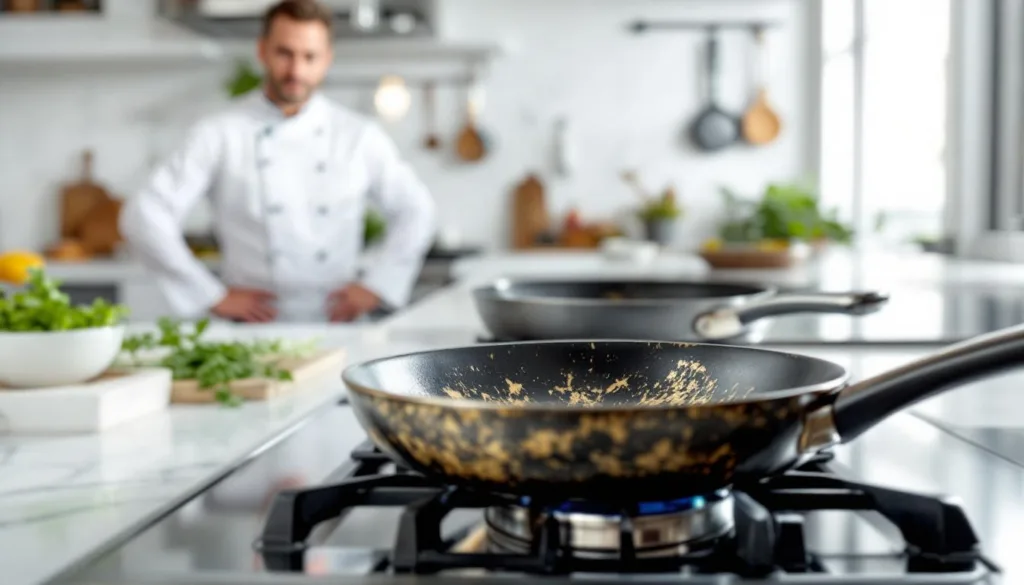 ein erfahrener koch erklärt, warum antihaftpfannen oft schon nach 2 jahren unbrauchbar werden und gibt tipps zur verlängerung ihrer lebensdauer.