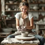 entdecken sie in drei einfachen schritten, wie eine erfahrene töpferin ihren tontopf in ein einzigartiges kunstwerk verwandelt. lassen sie sich inspirieren und gestalten sie selbst kreativ!