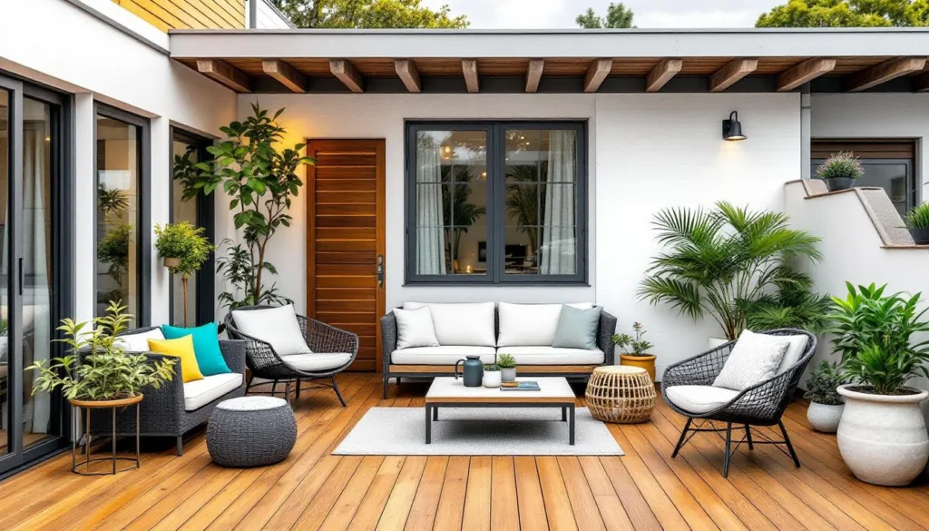 entdecke 5 einfache tricks, wie du deine alte terrasse schnell und stilvoll modernisieren kannst. erwecke deinen außenbereich zu neuem leben!