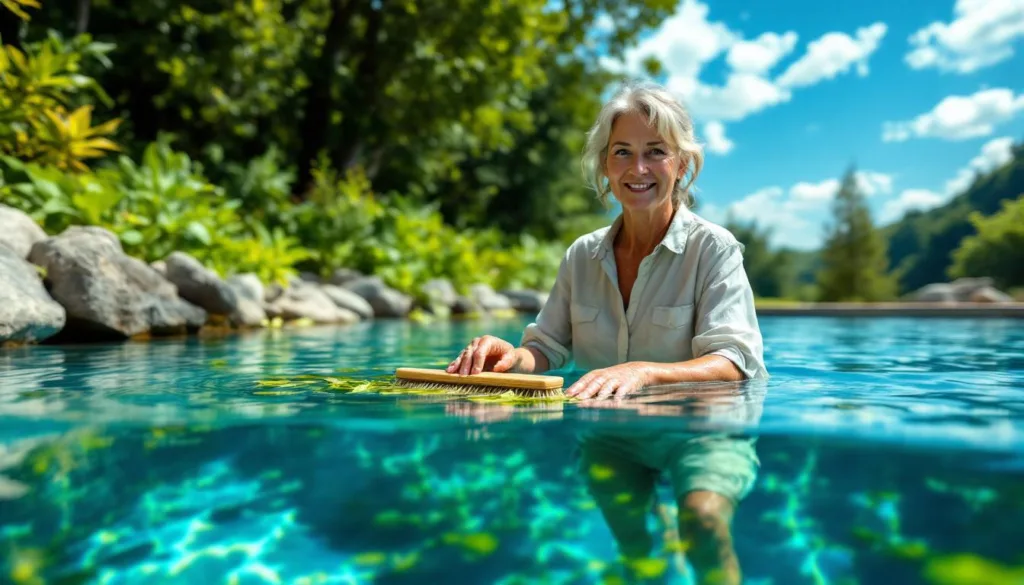 erfahre, wie du deinen naturpool ganz ohne chlor und chemie kristallklar hältst – natürlich, gesund und umweltfreundlich.