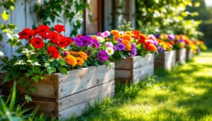 wunderschöne blumenkästen, die bezahlbar und einfach zu handhaben sind – verwandeln sie ihren garten in einen echten hingucker.
