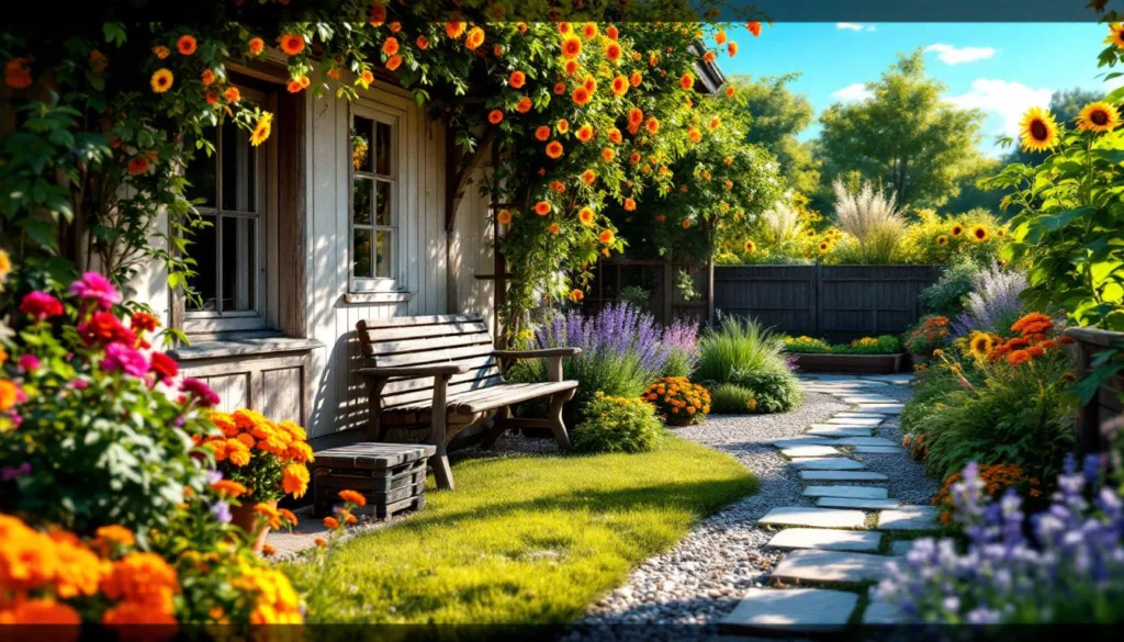 entdecken sie, wie sie ihren reihenhausgarten einfach und kostengünstig luftig und abwechslungsreich gestalten können, ohne viel aufwand.