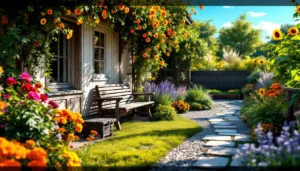 entdecken sie, wie sie ihren reihenhausgarten einfach und kostengünstig luftig und abwechslungsreich gestalten können, ohne viel aufwand.